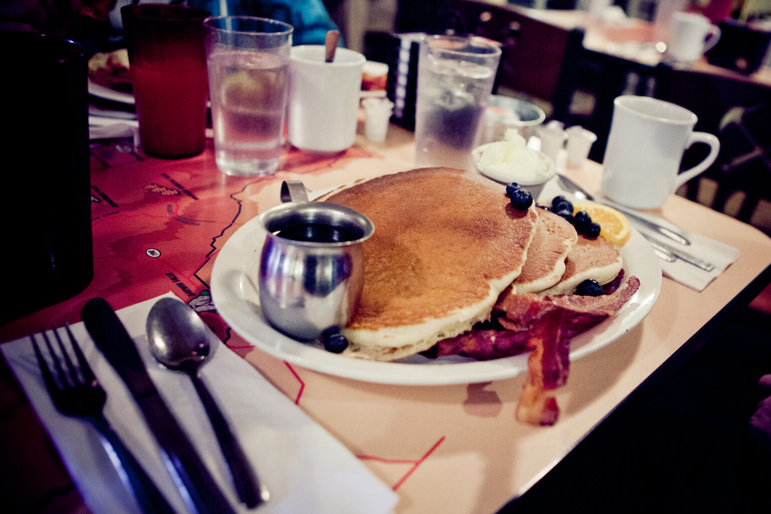Breakfast in Death Valley