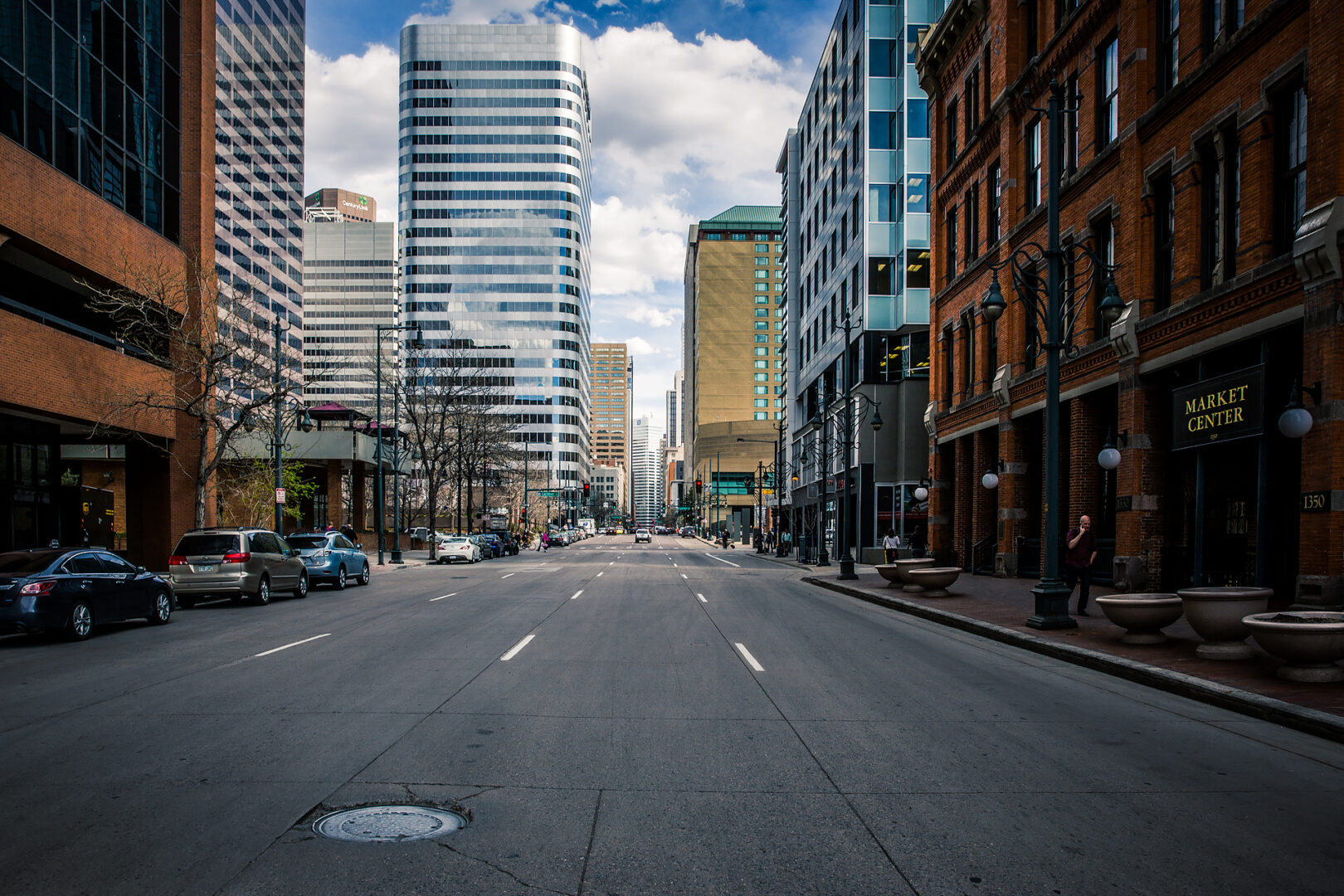 Downtown sleepy Denver. Who knew it would be this boring after legalizing weed...