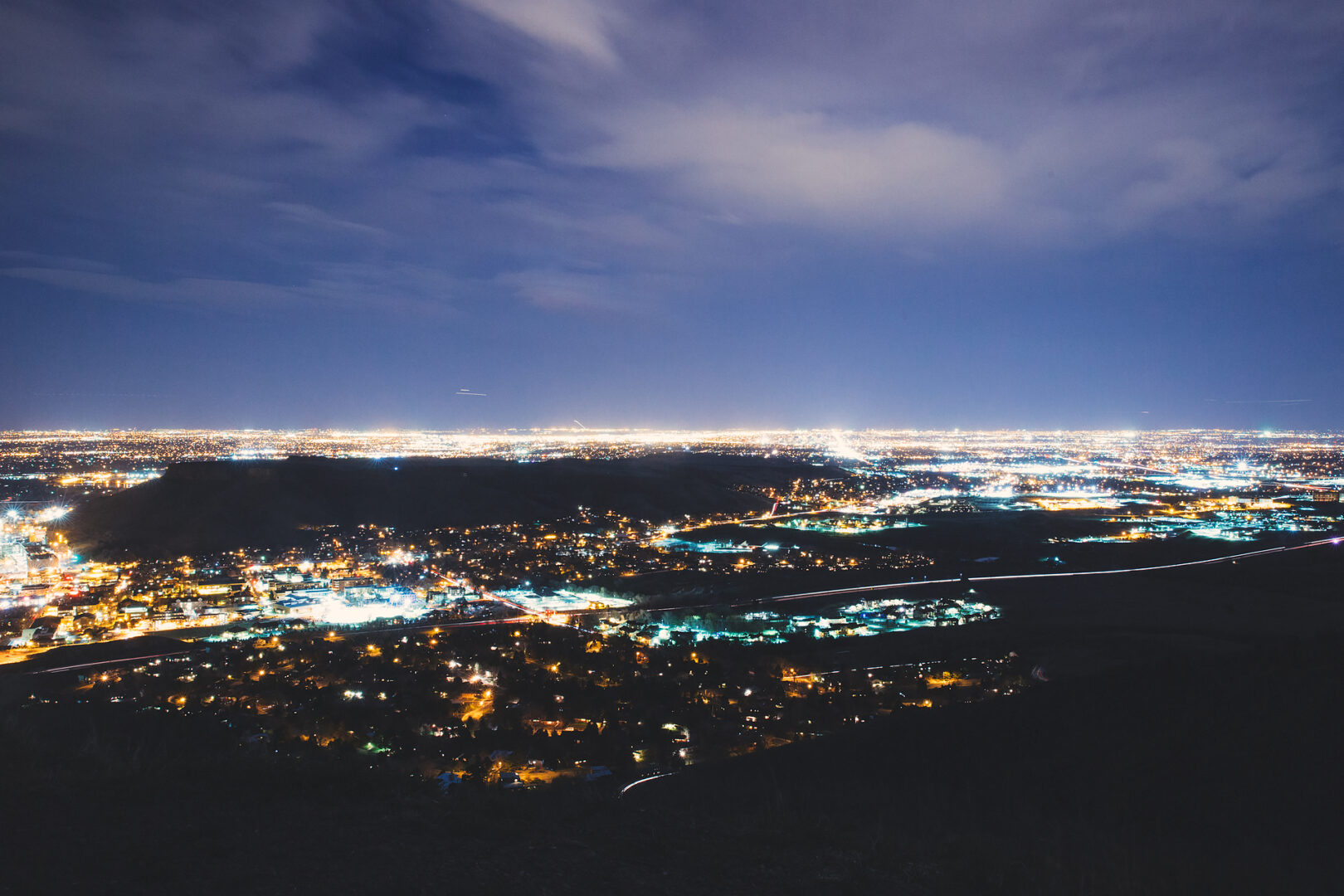 Denver from red rock