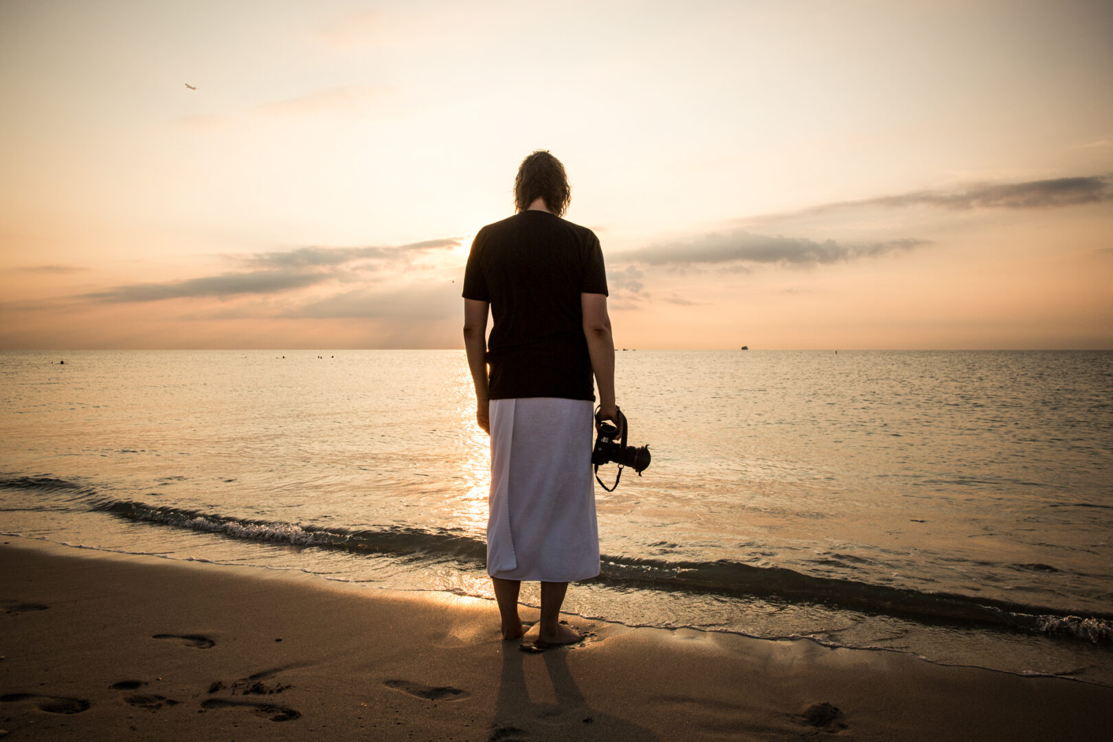 Morning swim, Miami Beach