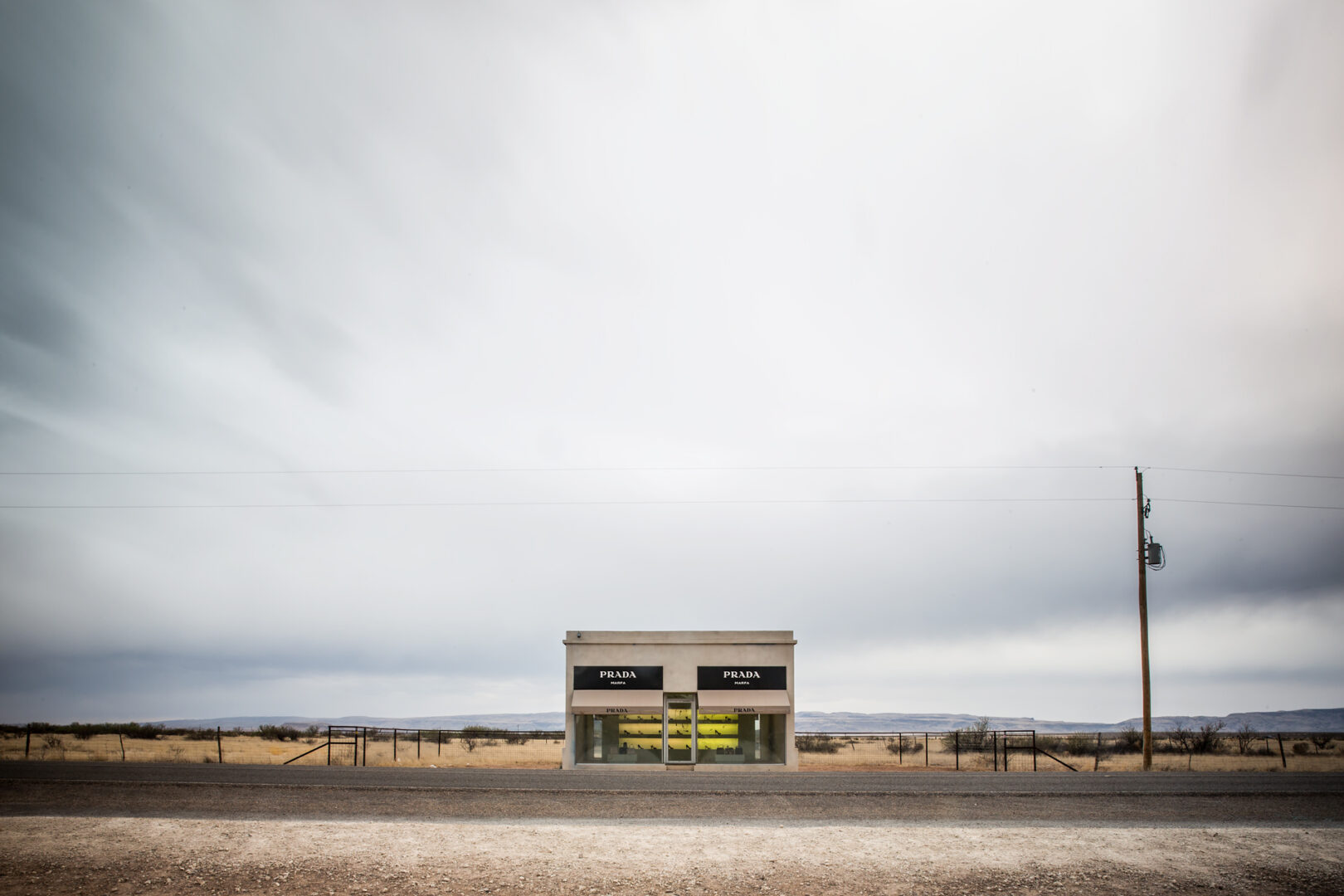 Prada Marfa, Texas USA by Elmgreen and Dragset