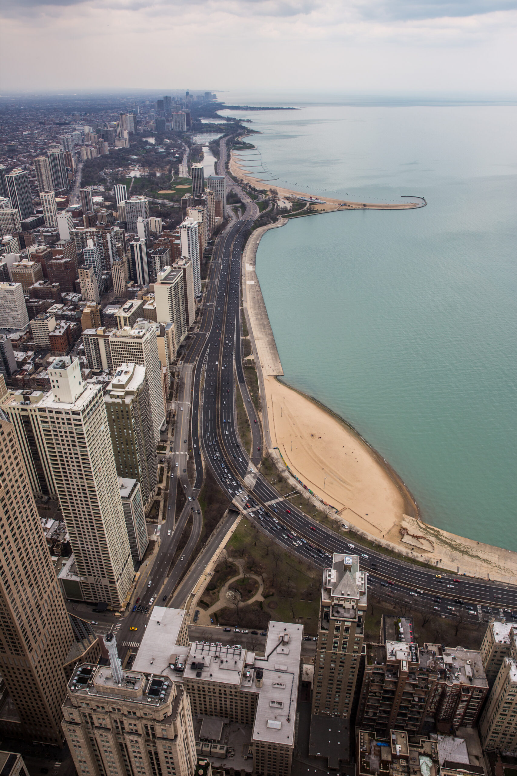 Chicago from the John Hancock Center - facing north