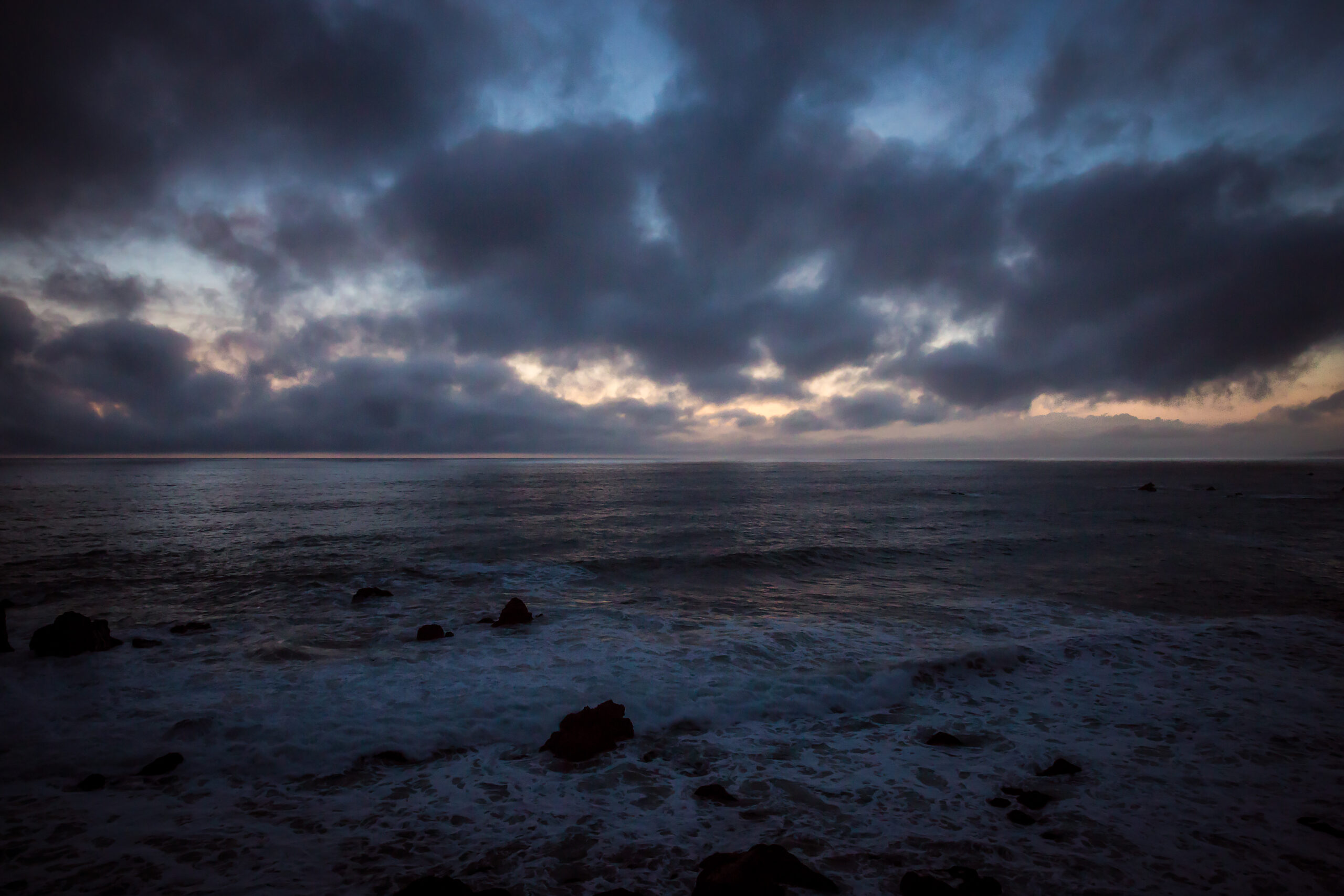 The North Pacific Ocean from Highway One