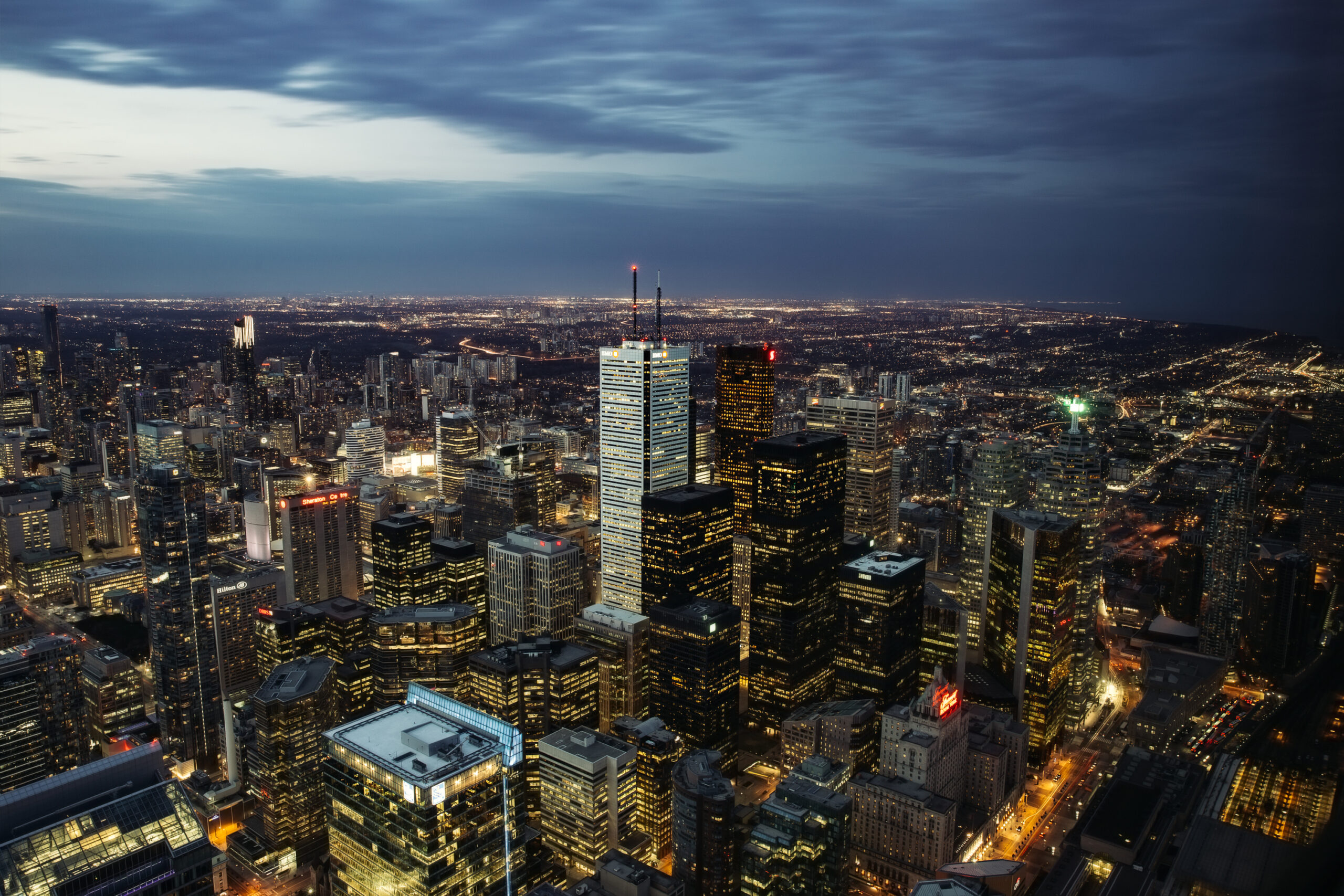 Downtown Toronto from the CN Tower