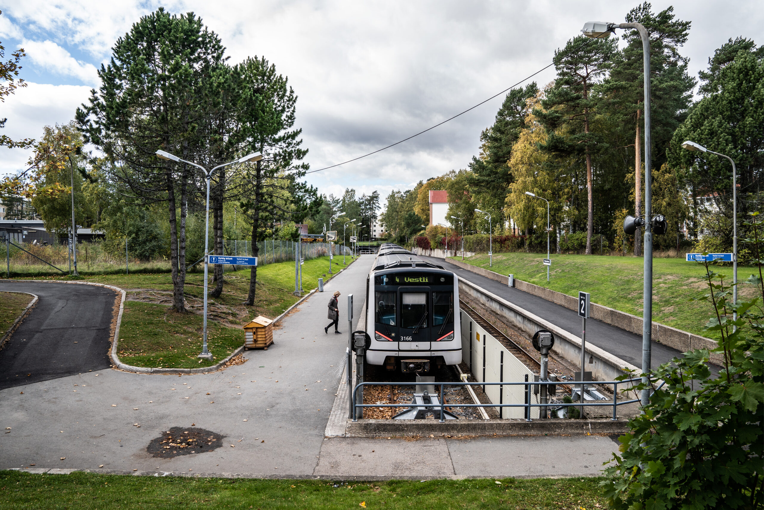 Bergkrystallen station, opened 28 April 1957