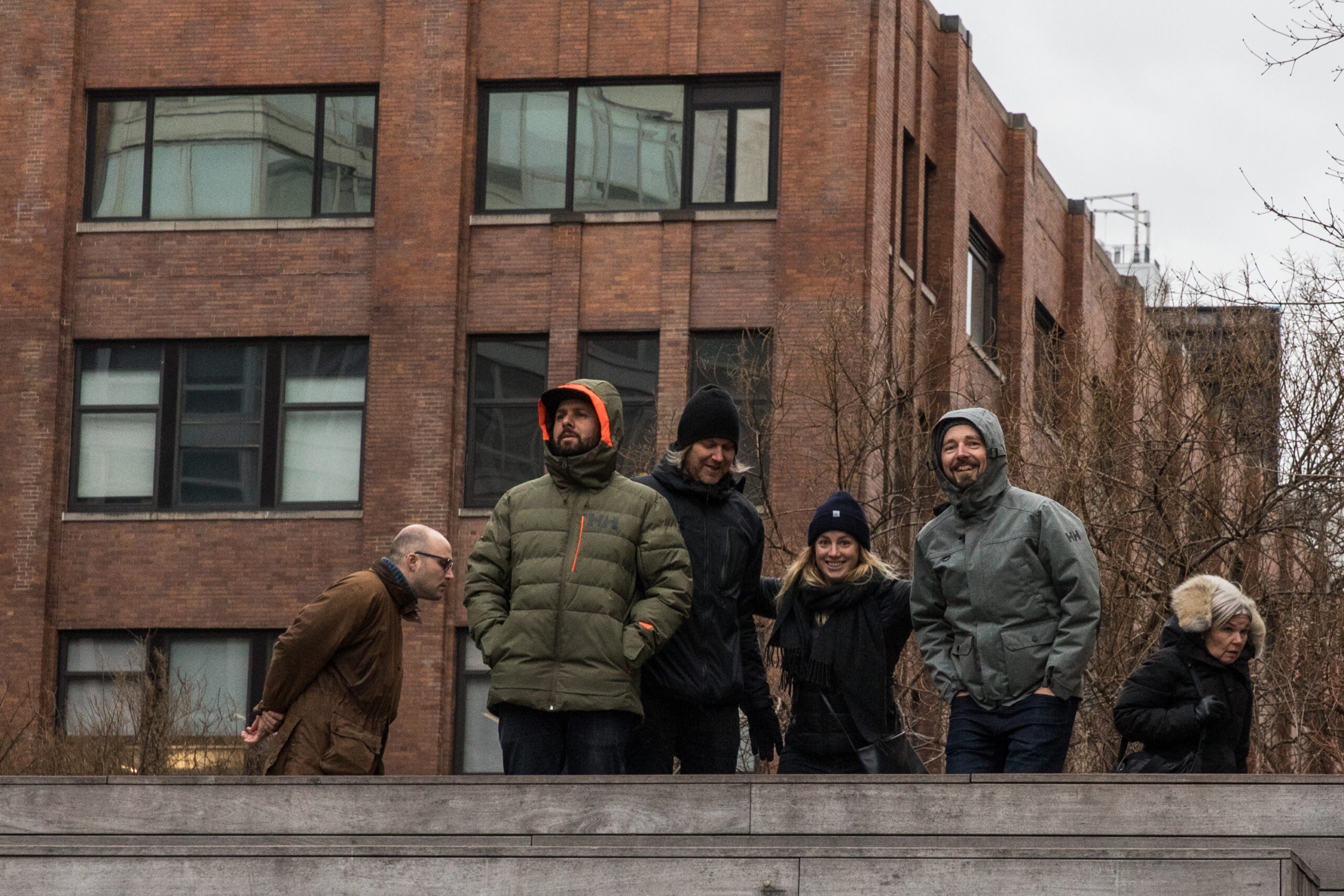 Man, Rash, Tom, Thea, Mattis and woman