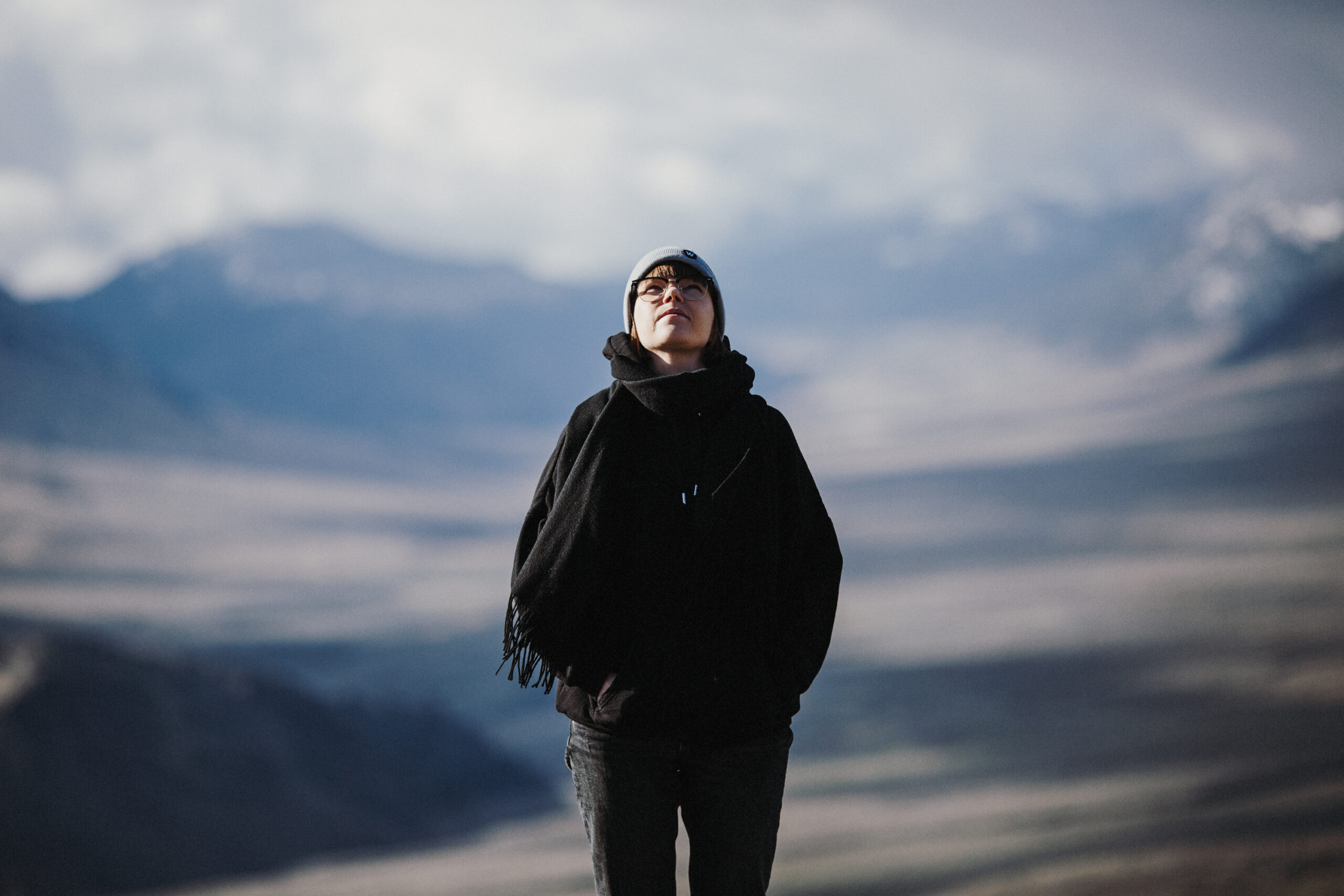 Cecilie @ Mono Lake (ish)
