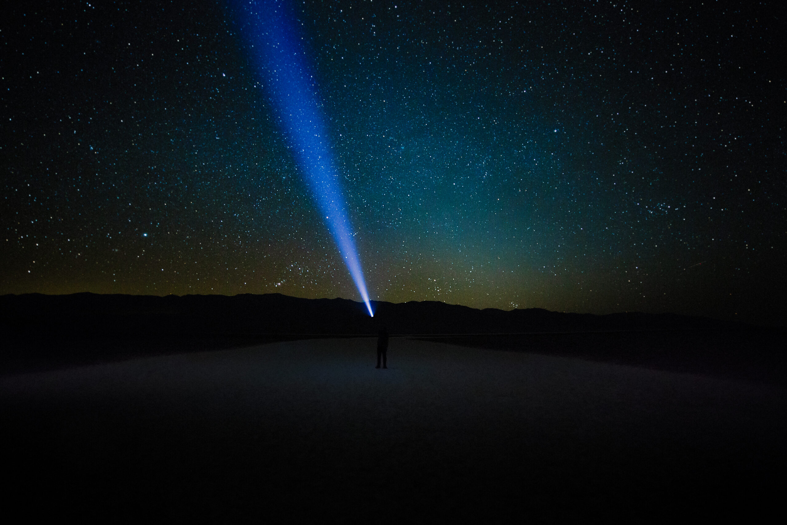 Night at Badwater Basin, Death Valley