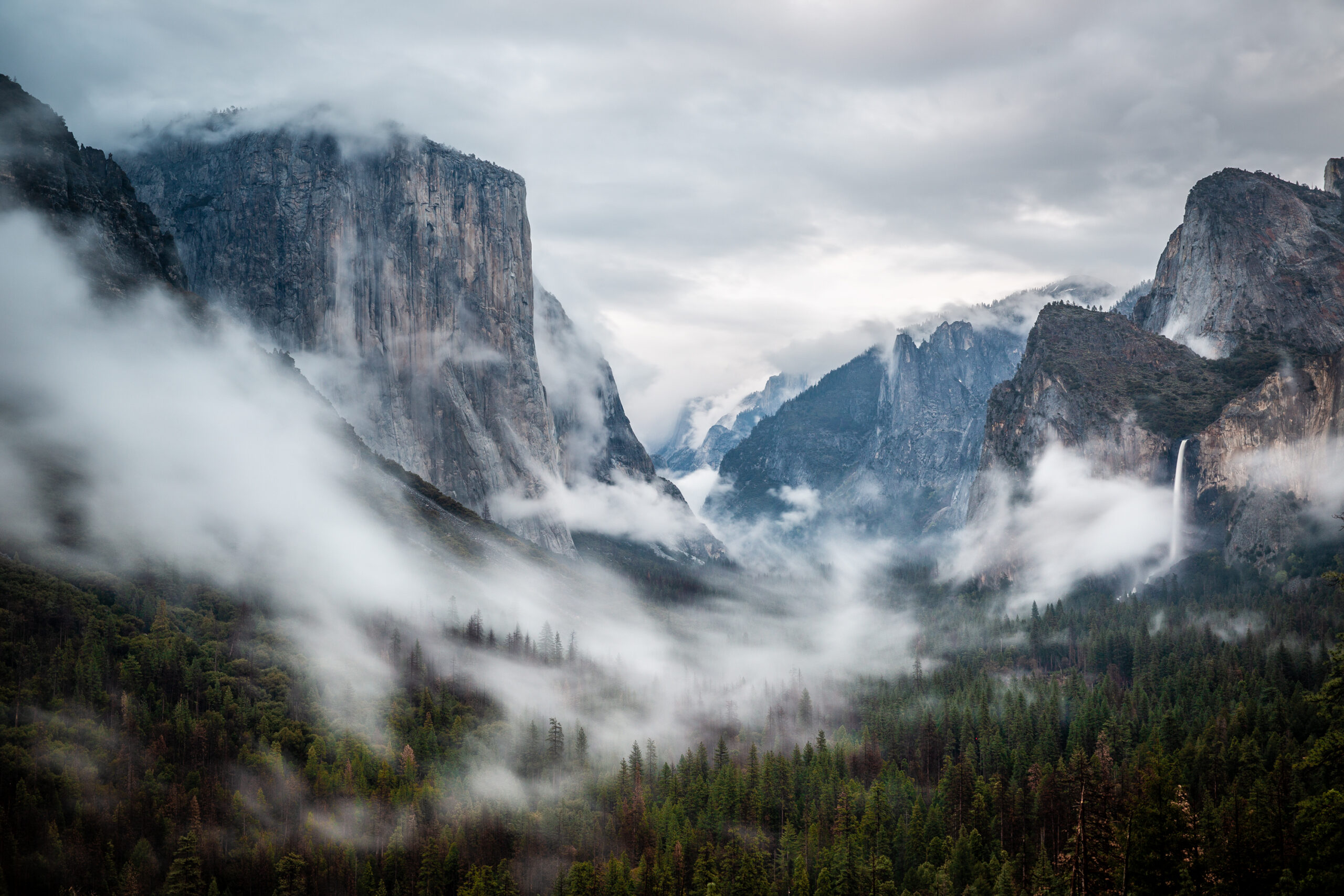 Sunset at Tunnel View, Yosemite