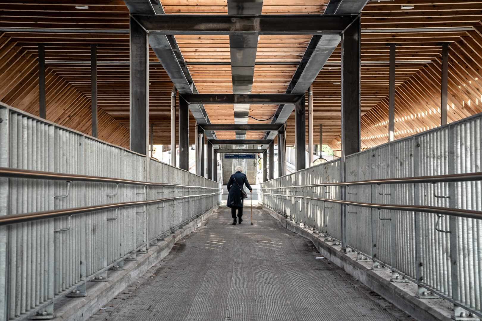 Bekkestua station, opened 1 May 1924, rebuilt 15 August 2011